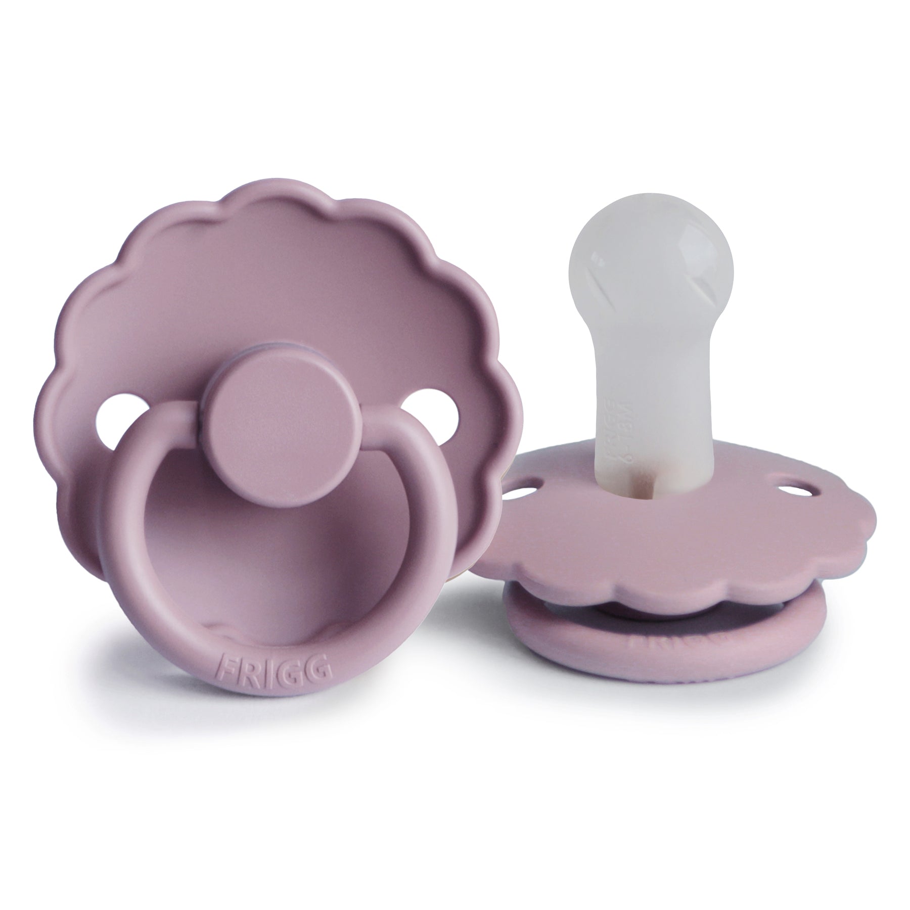 FRIGG Daisy Pacifier 4 Pack Silicone 6-18 months Heather