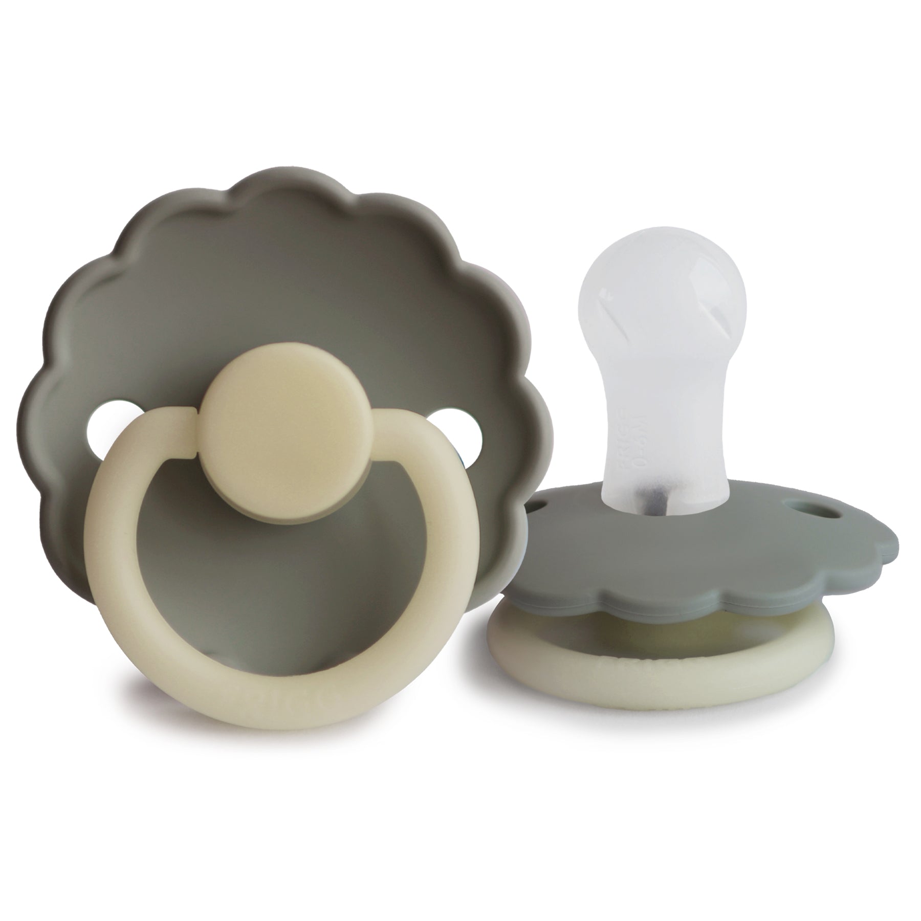 FRIGG Daisy Pacifier 4 Pack Silicone 6-18 months Portobello Night