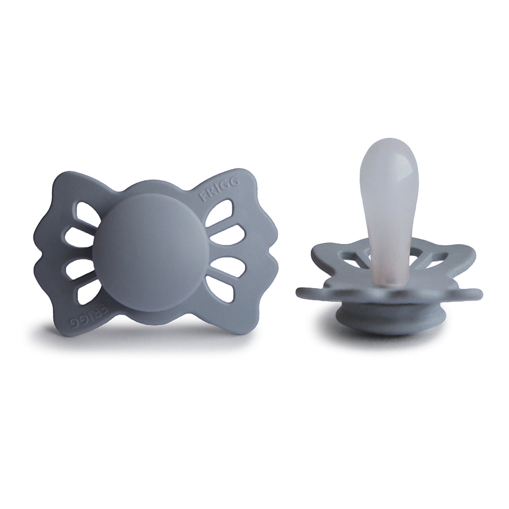 FRIGG Lucky Pacifier 4 Pack Silicone 0-6months Grey