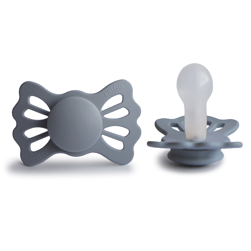 FRIGG Lucky Pacifier 4 Pack Silicone 6-18months Grey