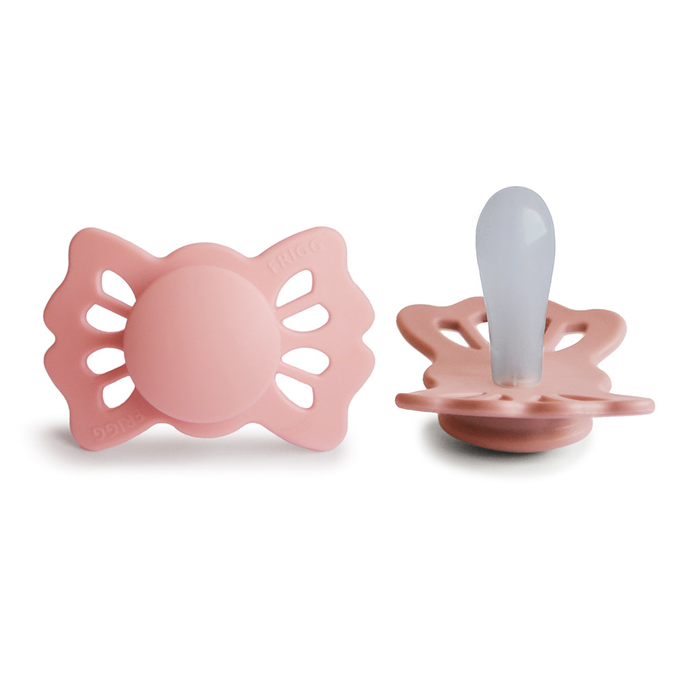FRIGG Lucky Pacifier 4 Pack Silicone 0-6months Peach