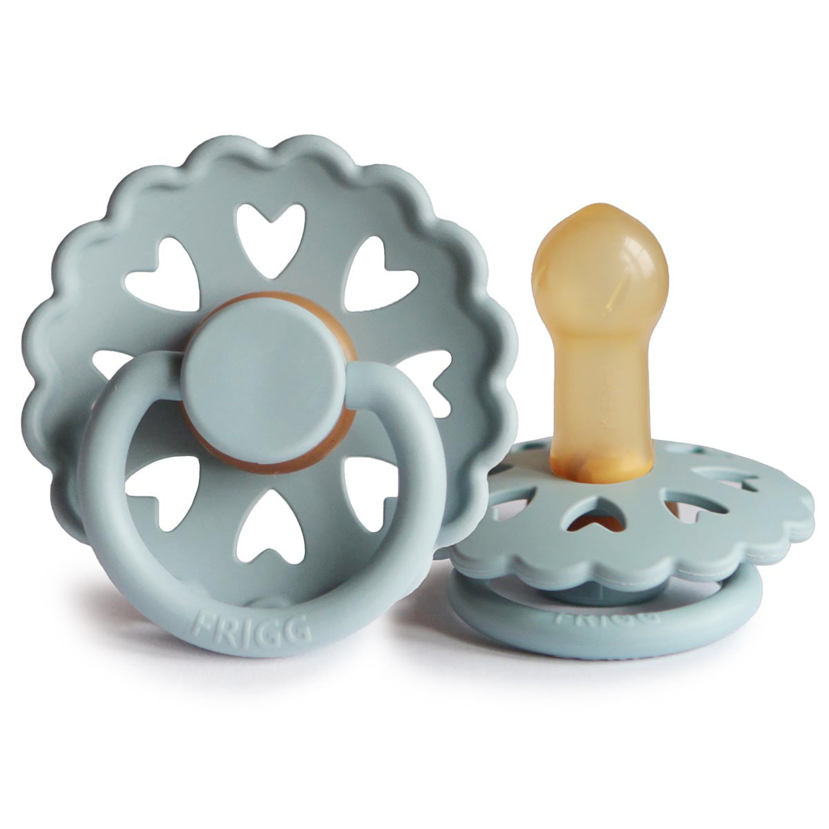 FRIGG Fairytale Pacifier 4 Pack Latex 6-18 months Stone Blue