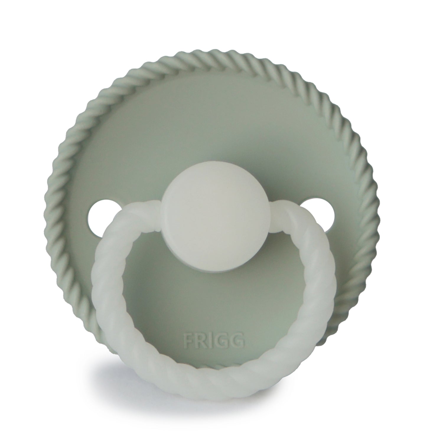 FRIGG Rope Pacifier 4 Pack Silicone 0-6months Sage Night