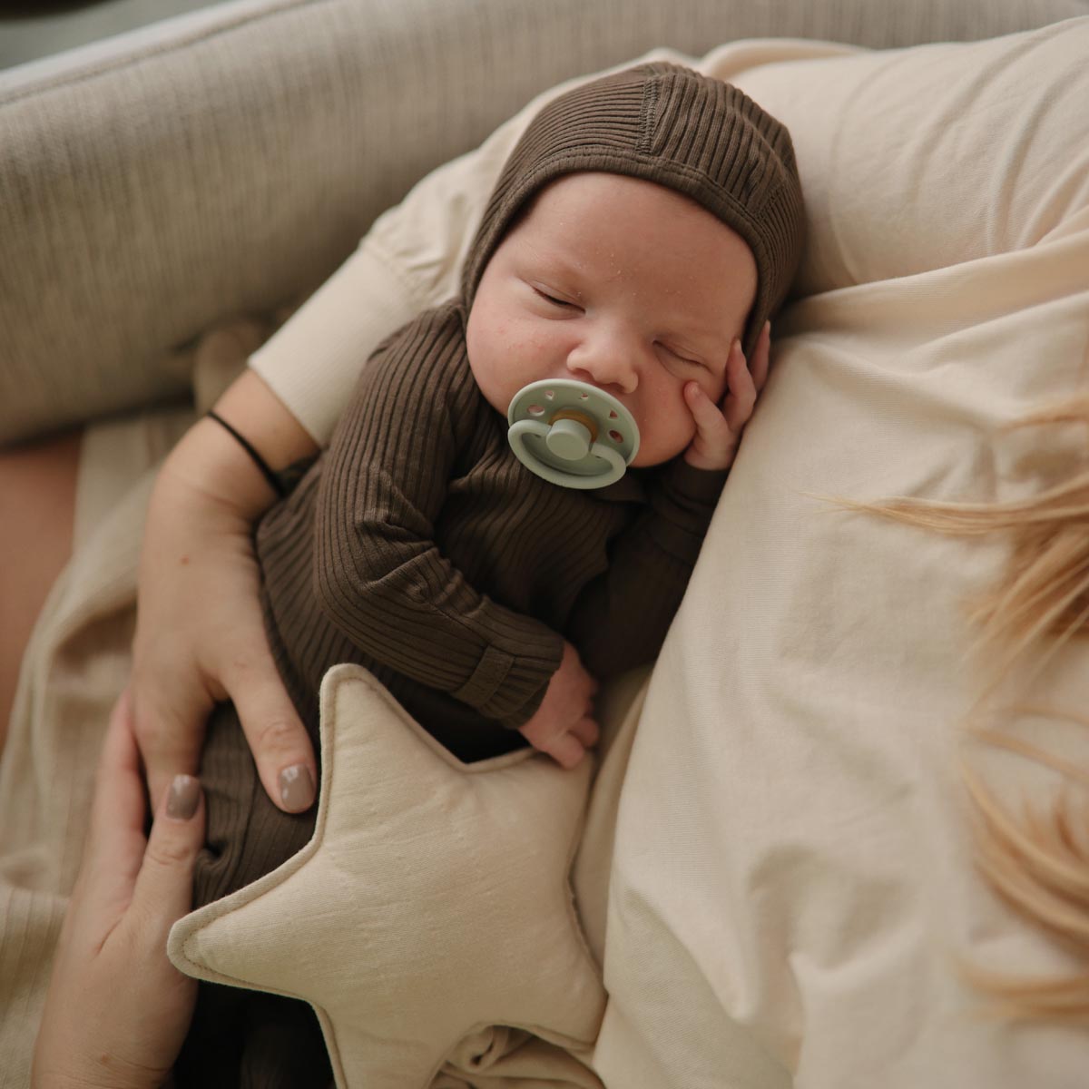 FRIGG Moon Pacifier 4 Pack Latex 0-6months Slate