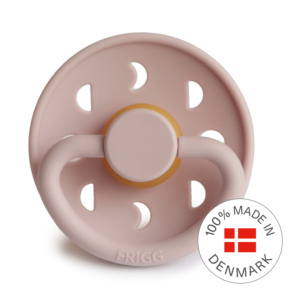 FRIGG Moon Pacifier 4 Pack Latex 0-6 months Blush