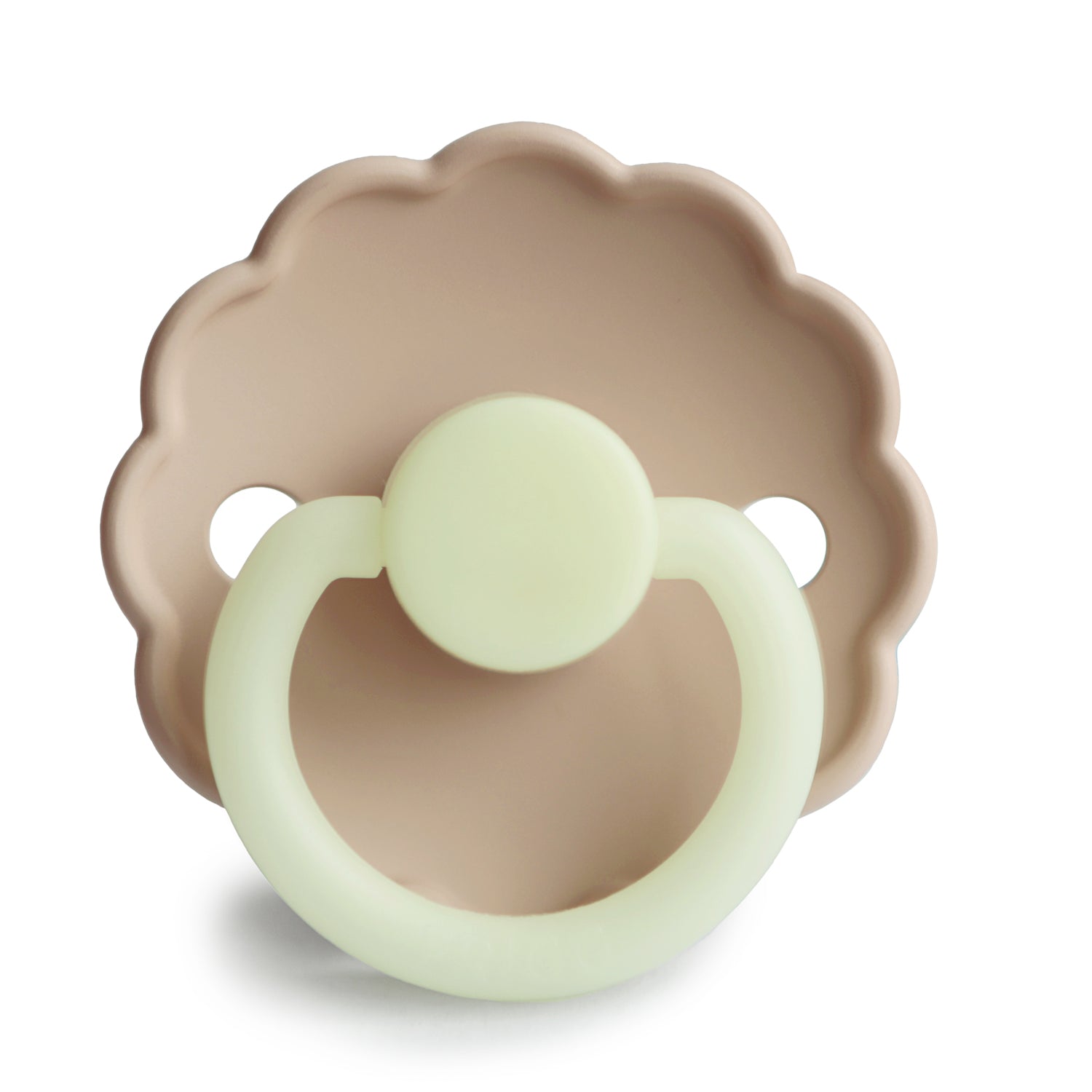 FRIGG Daisy Pacifier 4 Pack Silicone 0-6months Croissant Night