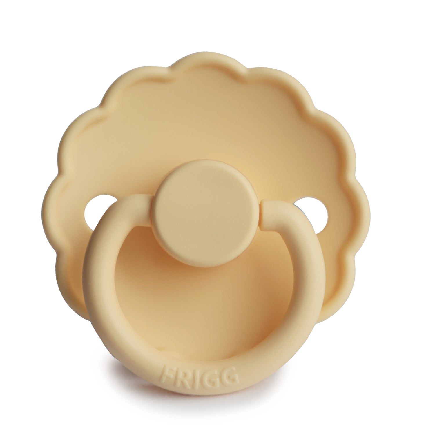 FRIGG Daisy Pacifier 4 Pack Silicone 6-18 months Pale Daffodil