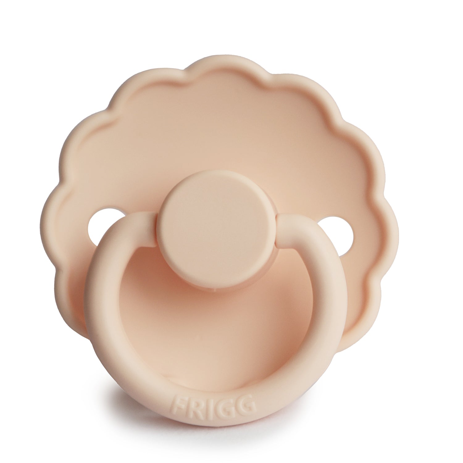 FRIGG Daisy Pacifier 4 Pack Silicone 6-18 months Pink Cream