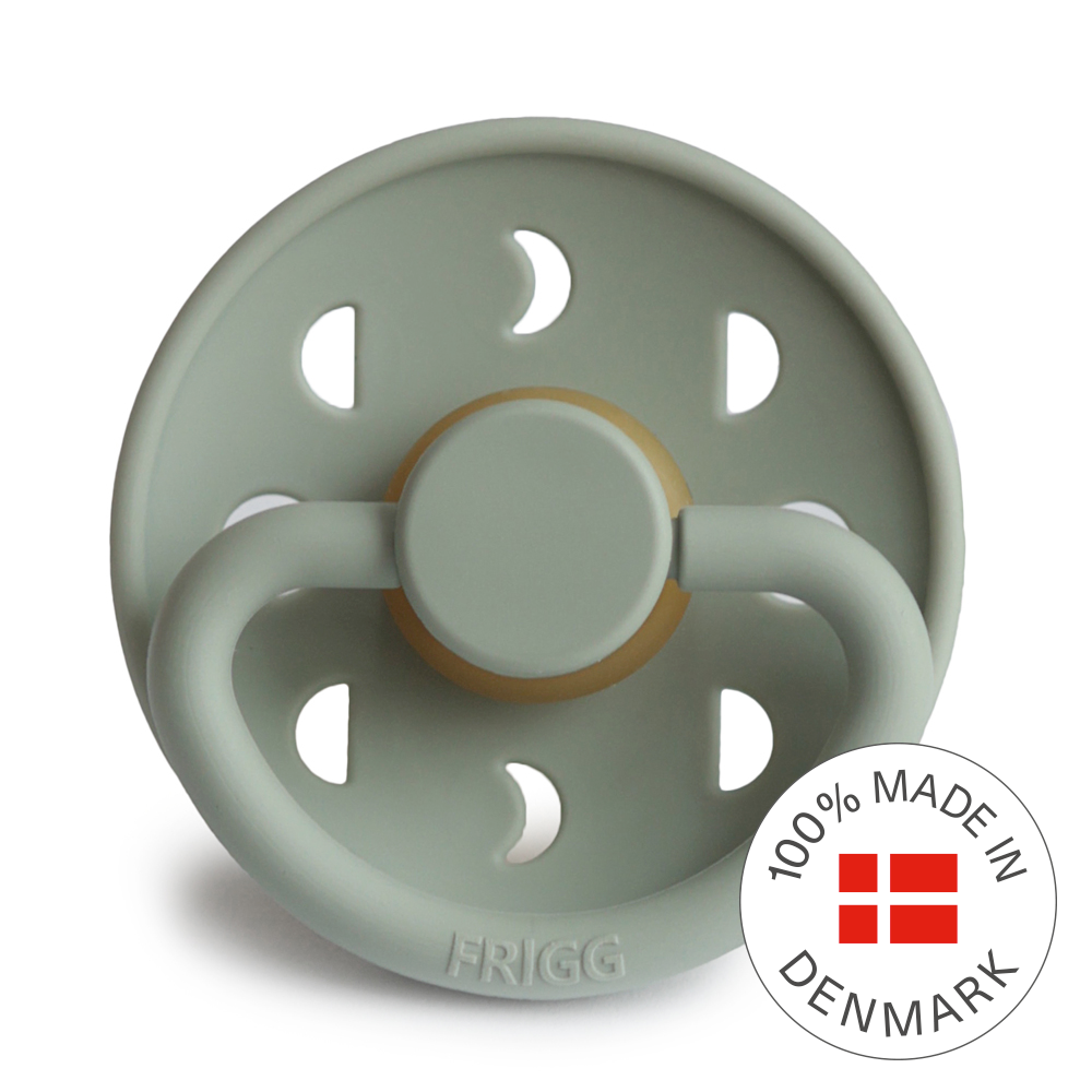 FRIGG Moon Pacifier 4 Pack Latex 6-18 months Sage