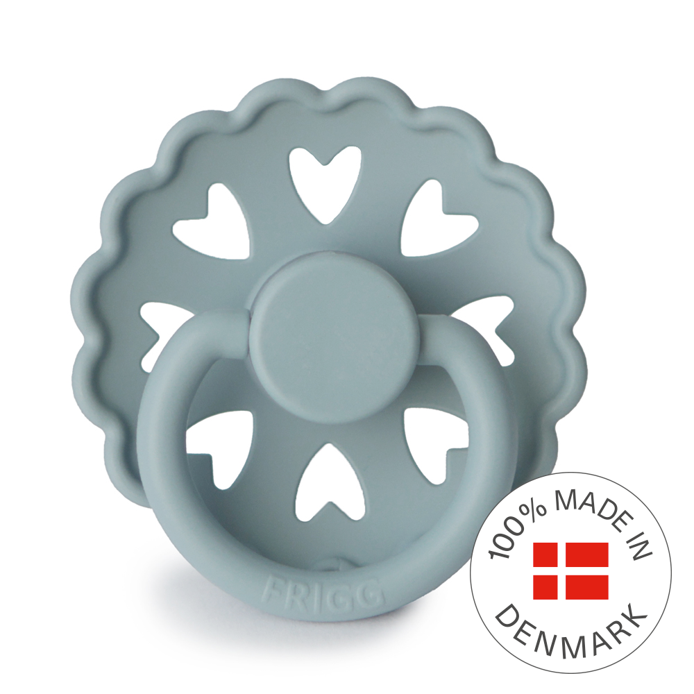 FRIGG Fairytale Pacifier 4 Pack Silicone 6-18 months Stone Blue