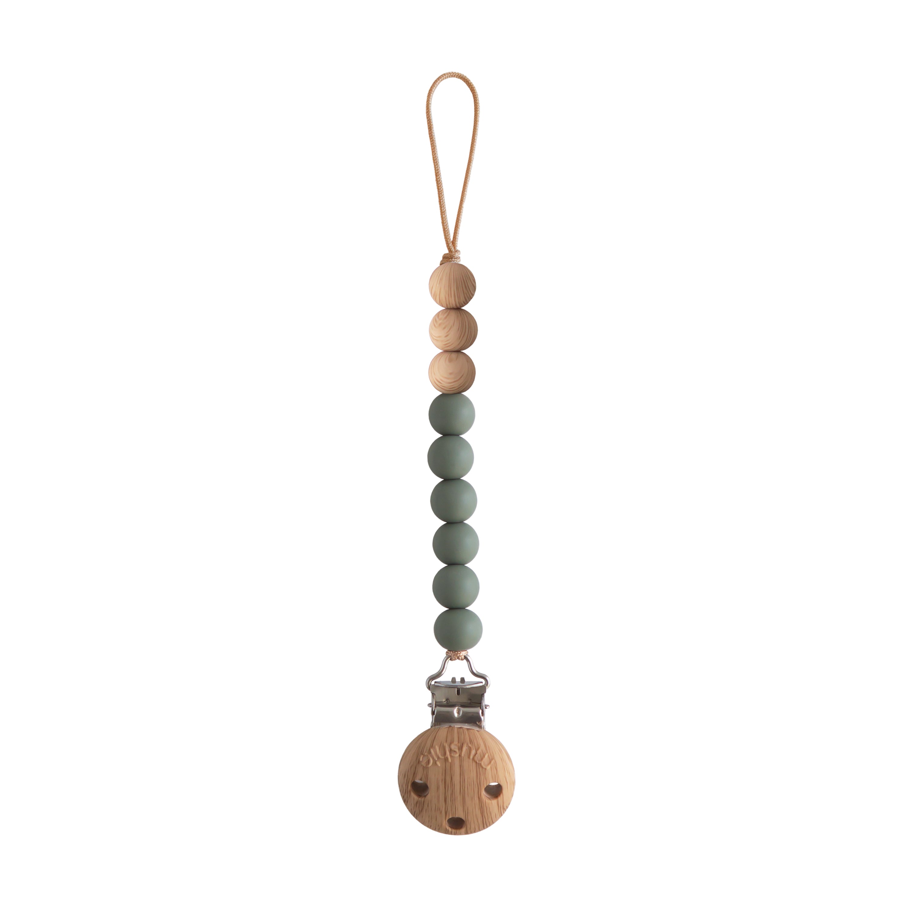 Mushie Eva Pacifier Clip