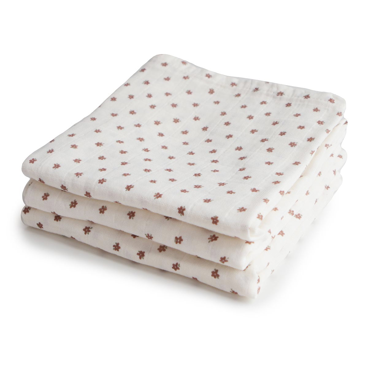 Mushie Organic Cotton Muslin Cloth 3pk