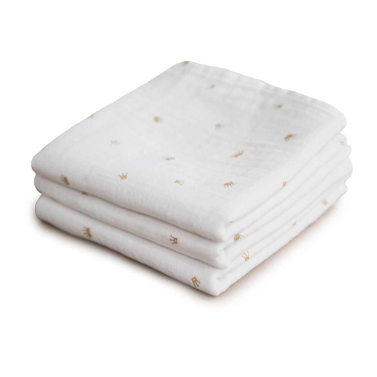 Mushie Organic Cotton Muslin Cloth 3pk