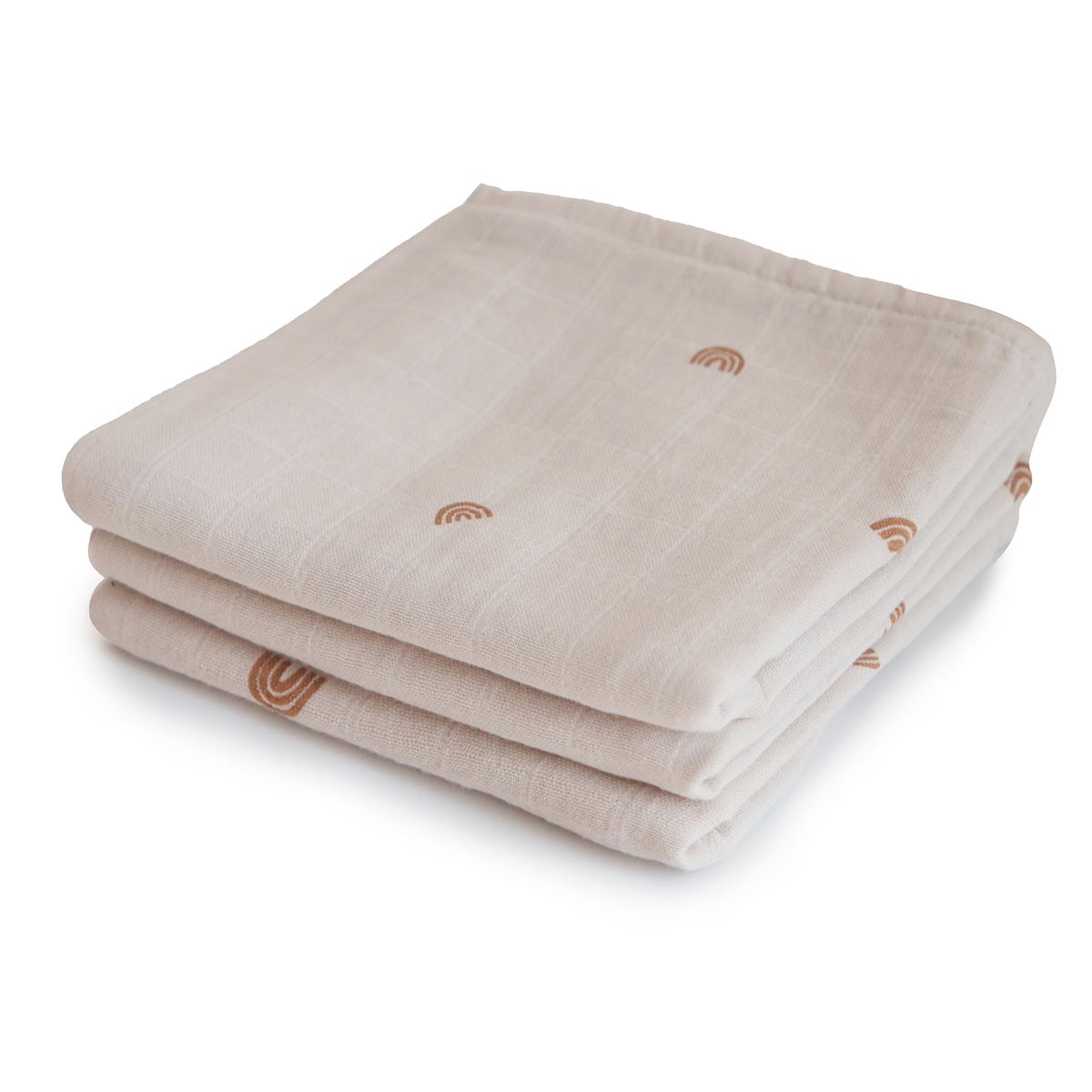 Mushie Organic Cotton Muslin Cloth 3pk