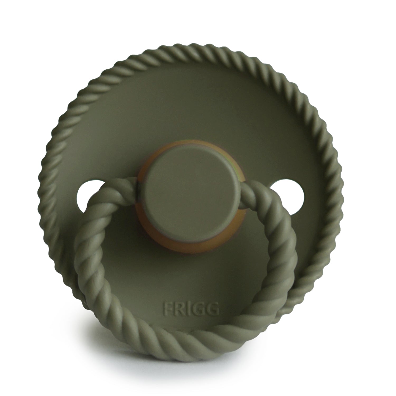 FRIGG Rope Pacifier 4 Pack Silicone 6-18 months Olive