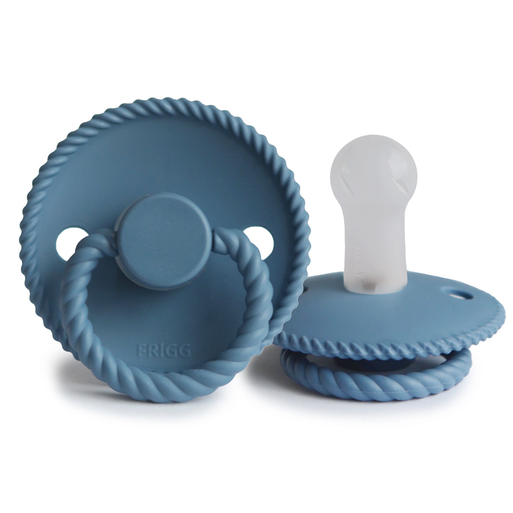 FRIGG Rope Pacifier 4 Pack Silicone 6-18 months Ocean View