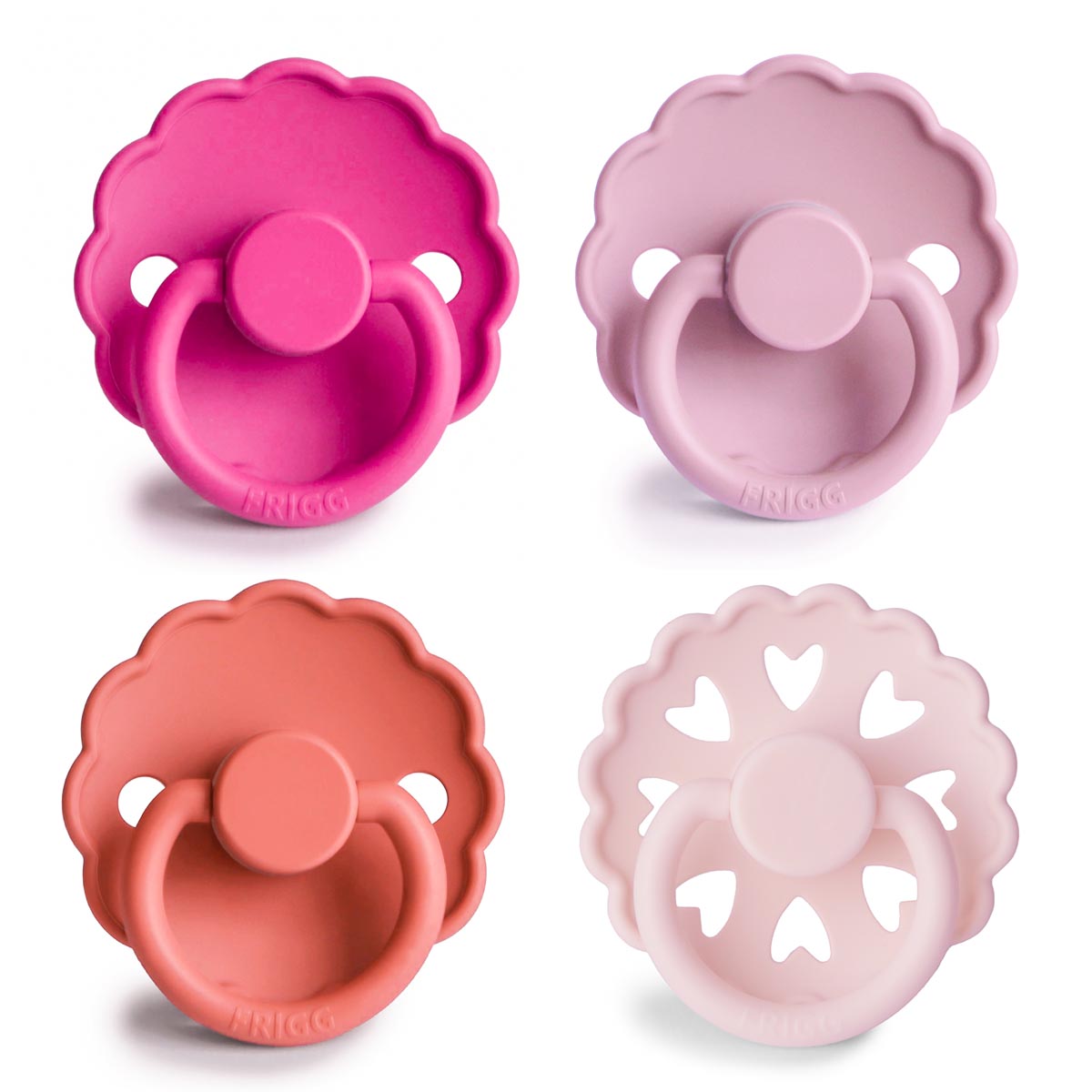 FRIGG Multi Pacifier 4 Pack Silicone
