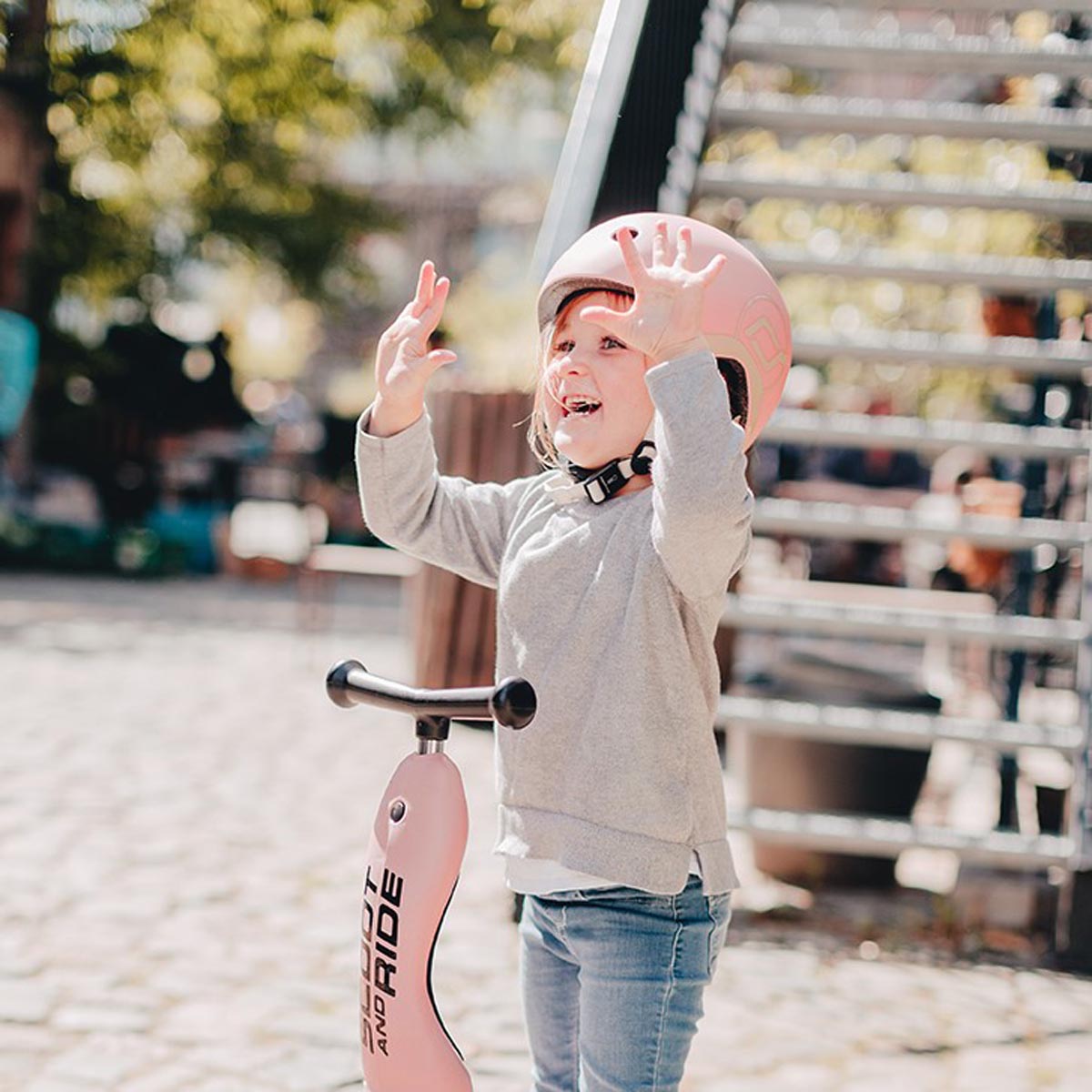 Scoot and Ride Helmet Rose