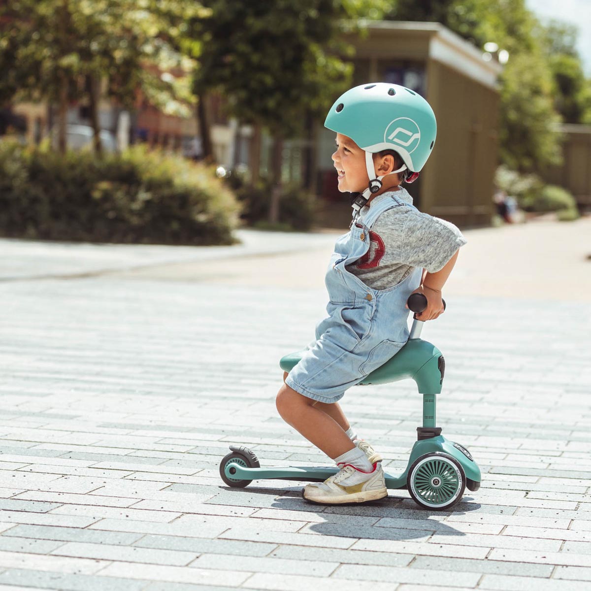 Scoot and Ride Helmet Forest