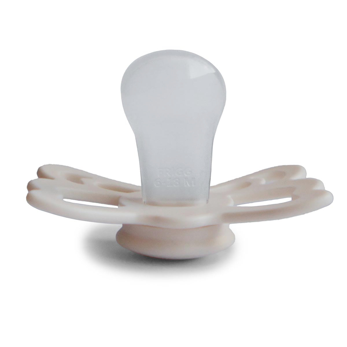 FRIGG Butterfly Pacifier 4 Pack Silicone 6-18months Cream