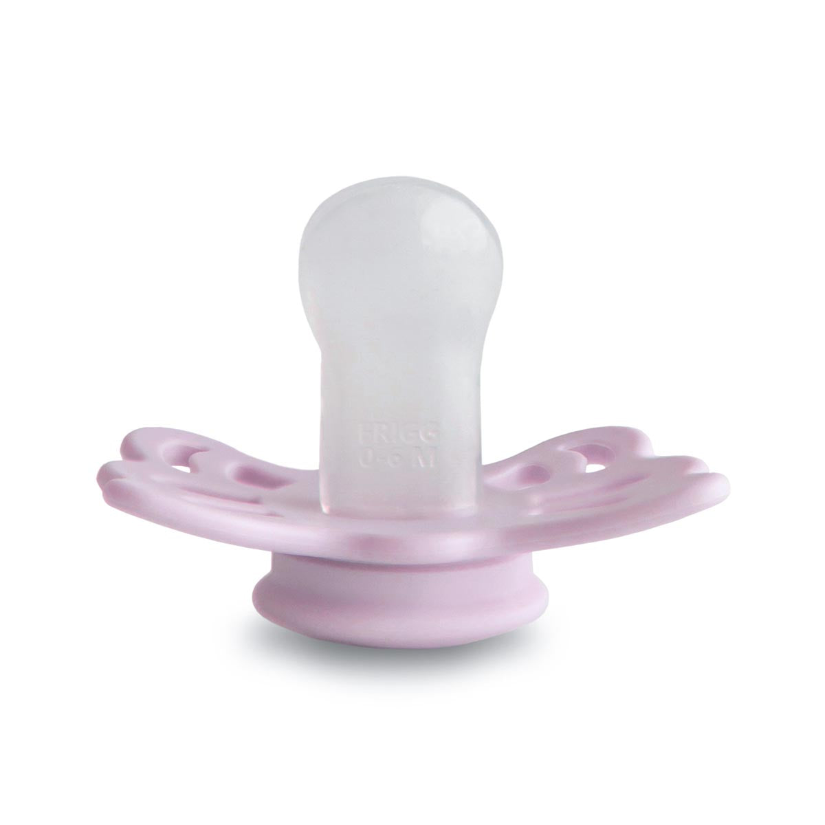 FRIGG Butterfly Pacifier 4 Pack Silicone 0-6months Lilac