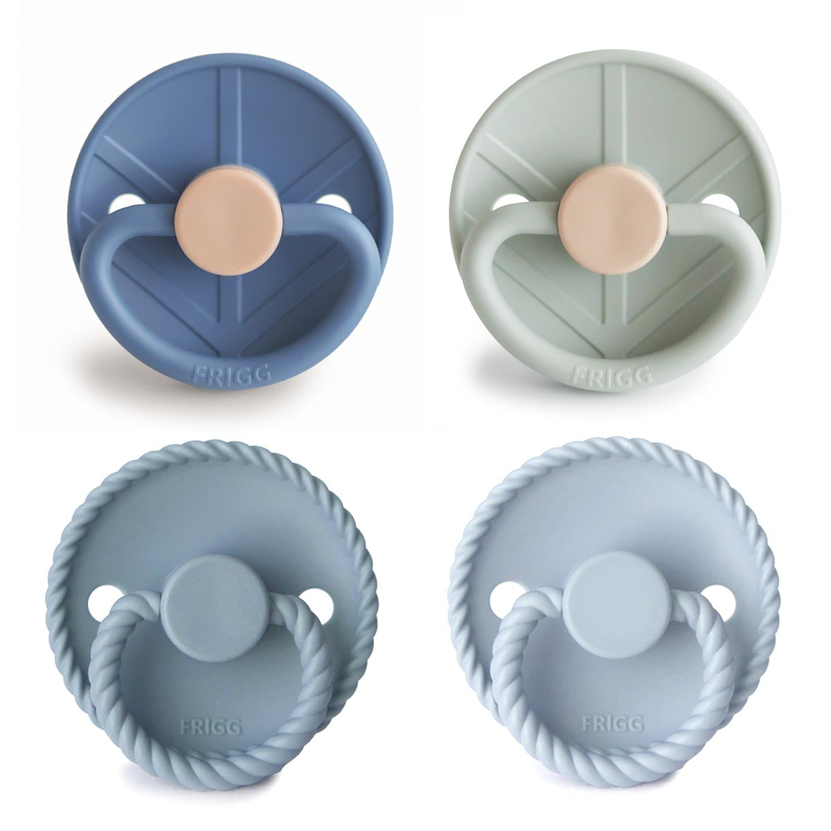 FRIGG Multi Pacifier 4 Pack Silicone