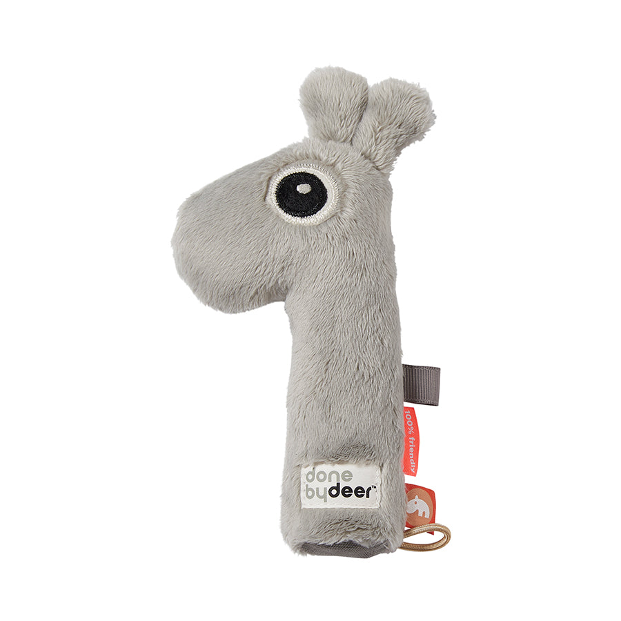 Squeaker Rattle Raffi Grey - Outlet CLEARANCE
