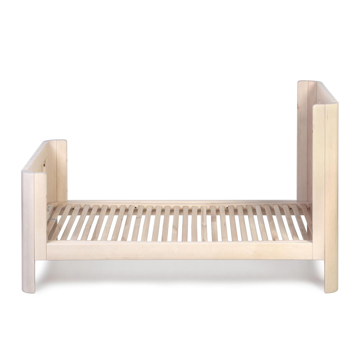 Troll Sun Cot Bundle - Whitewash Cot, Mattress, Mattress Protector and Cot Sheets Grey