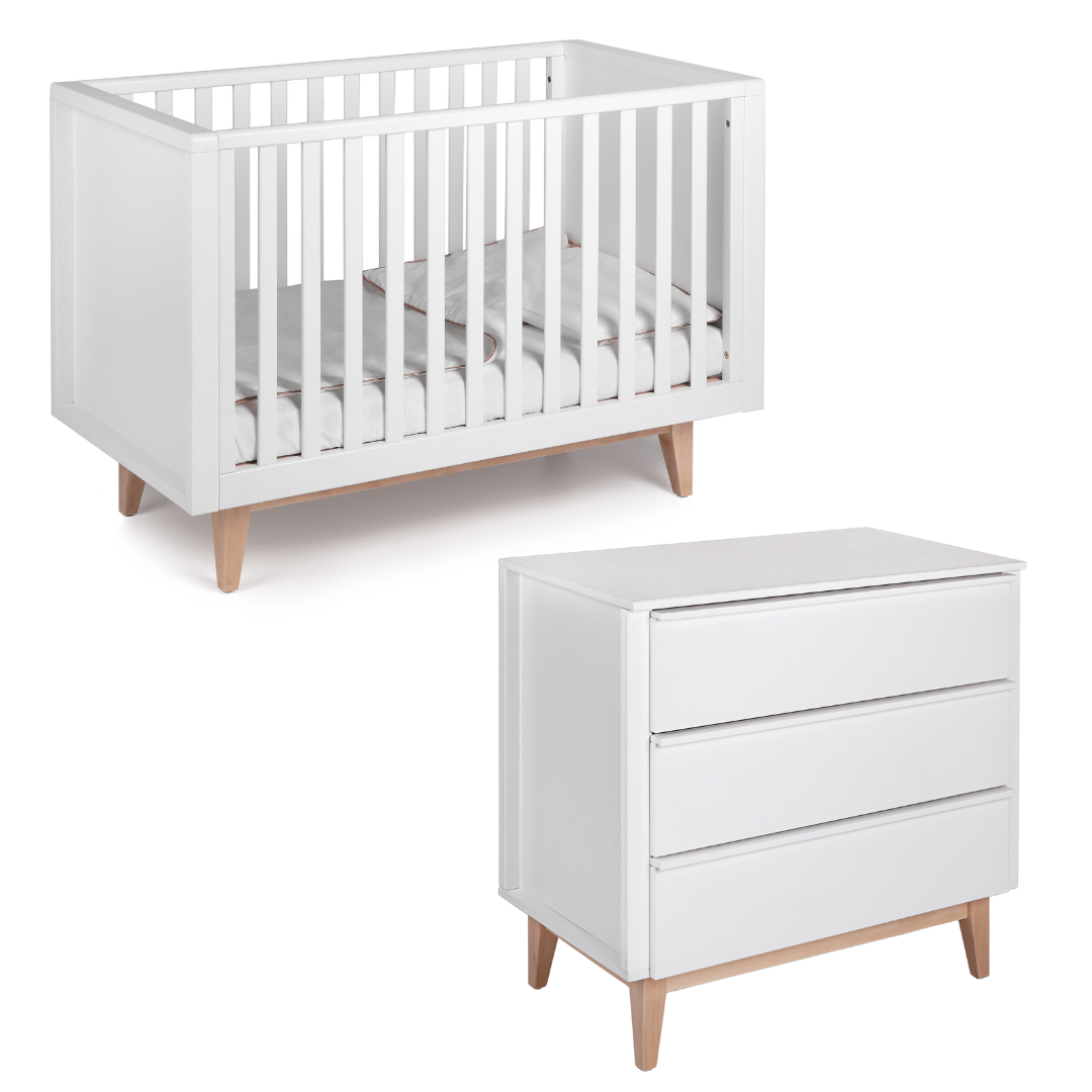 Troll Scandy Cot and Dresser Bundle